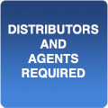DISTRIBUTORS AND AGENTS REQUIRED