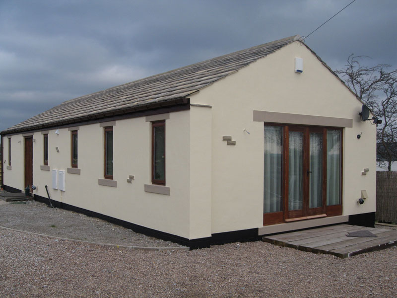 bagged brick finish